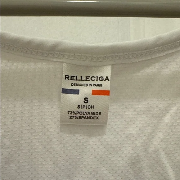 White Ruffled Sports Bra - Picture 2 of 3